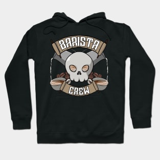 Barista crew Jolly Roger pirate flag Hoodie